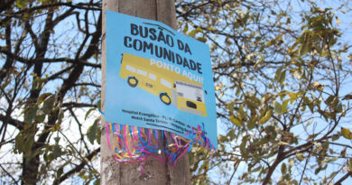 placa onibus comunidade