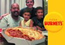 Pizza Burnets presenteia Vital Silva com pizza gigante